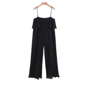 Jumpsuit Romper Sleeveless spaghetti strap Chiffon